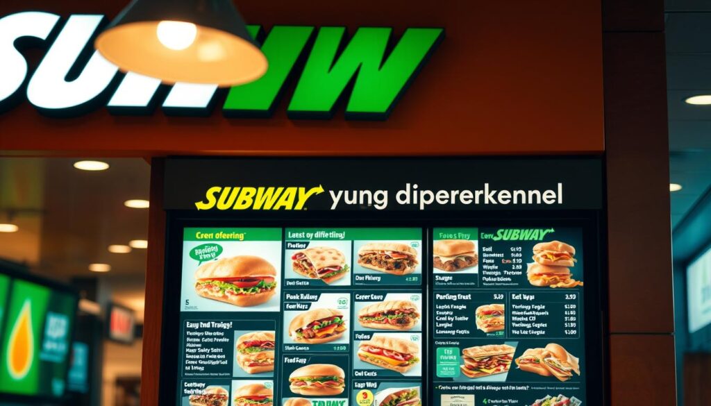 menu SUBWAY menu SUBWAY