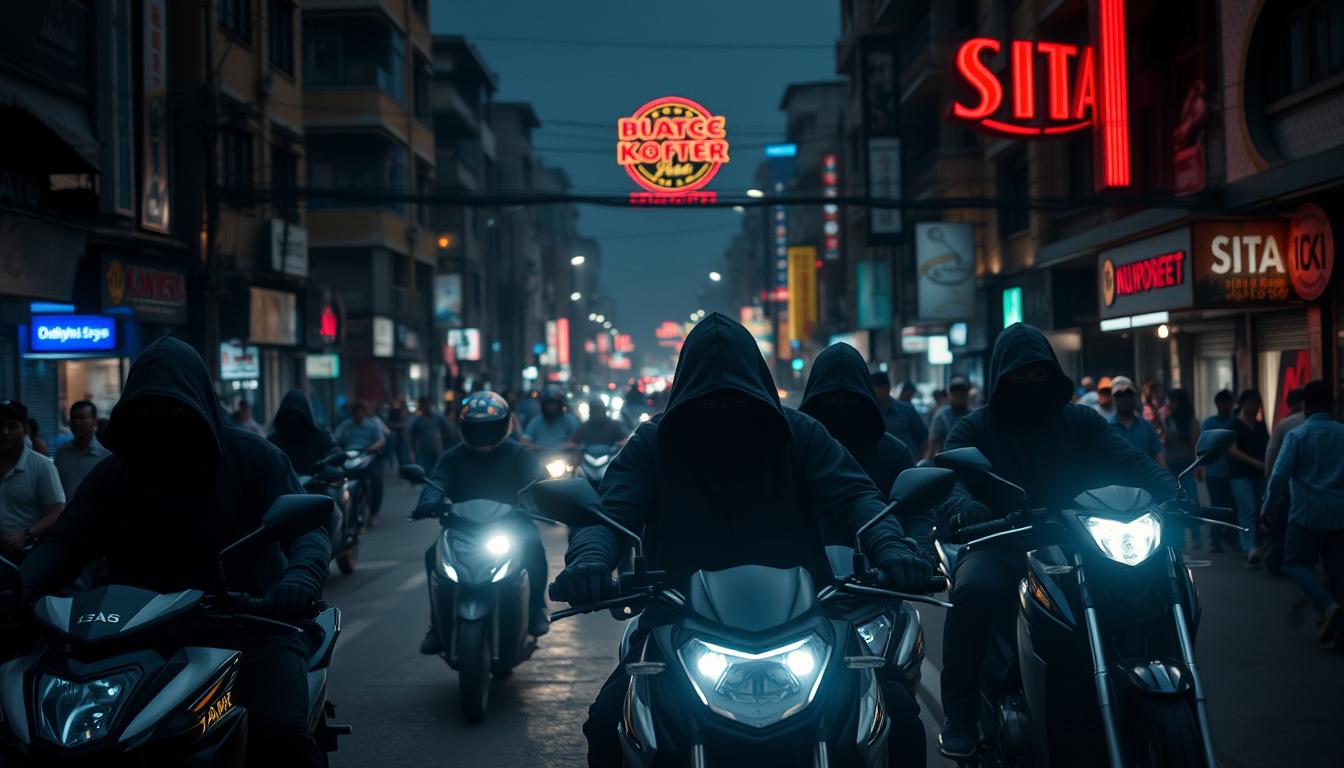 begal motor di medan